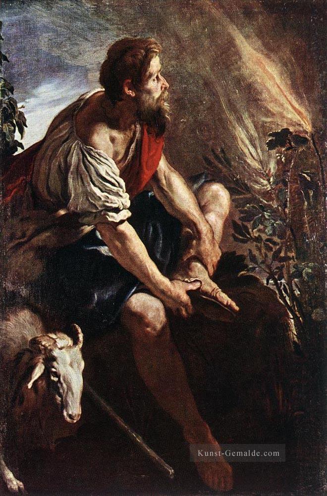Moses vor dem brennenden Dornbusch Barock Figuren Domenico Fetti Ölgemälde